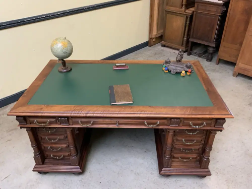 Antik - Schreibtisch, Neorenaissance,  - Sensationell - Lieferung möglich! 11