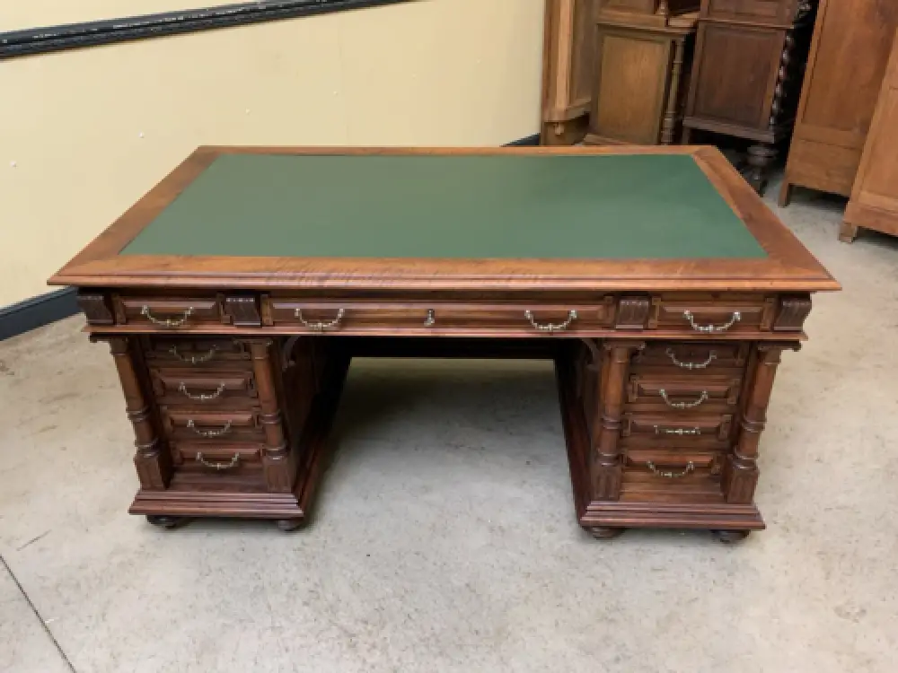 Antik - Schreibtisch, Neorenaissance,  - Sensationell - Lieferung möglich! 18