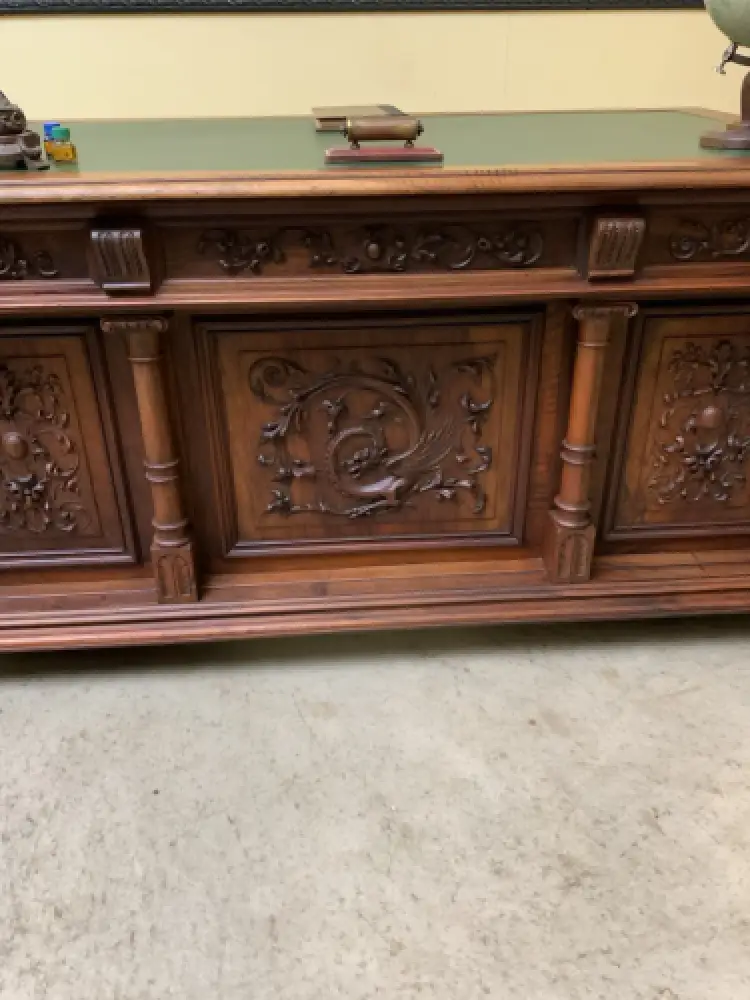 Antik - Schreibtisch, Neorenaissance,  - Sensationell - Lieferung möglich! 21