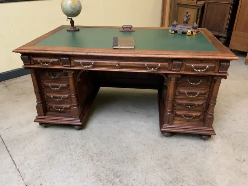 Antik - Schreibtisch, Neorenaissance,  - Sensationell - Lieferung möglich! 3