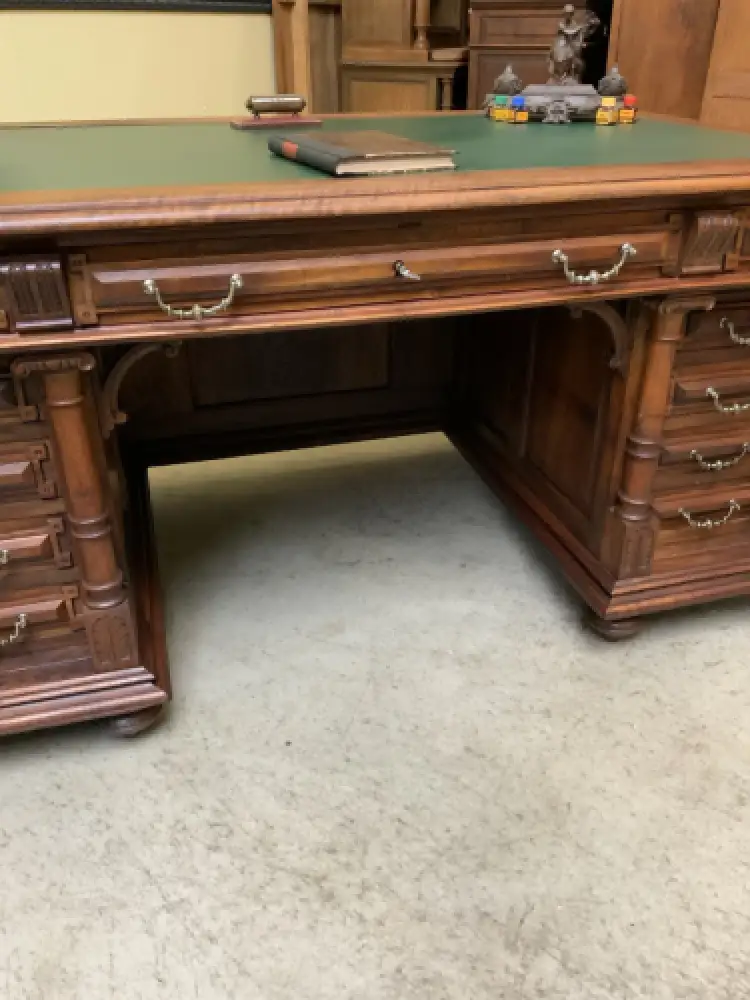 Antik - Schreibtisch, Neorenaissance,  - Sensationell - Lieferung möglich! 5