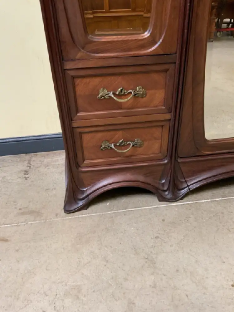 Antik Jugendstil Kleiderschrank, Wäscheschrank- Art Nouveau - Lieferung möglich! 15