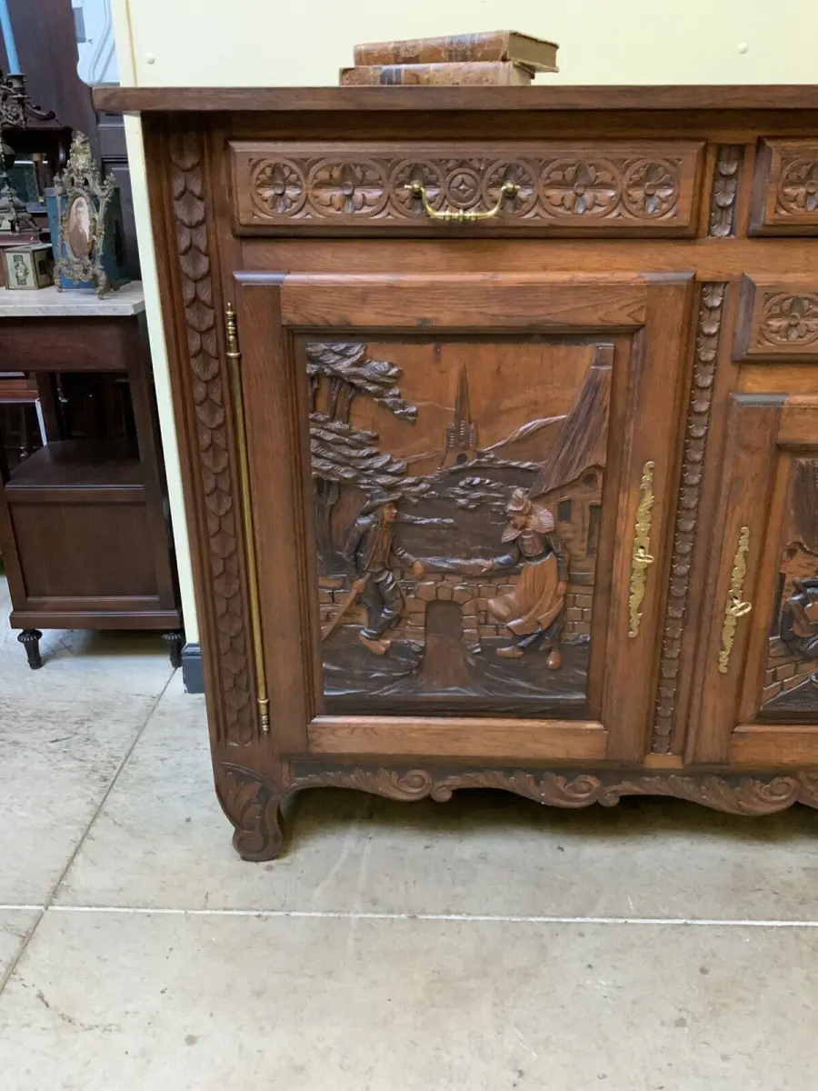 Antiker bretonische Anrichte, Buffet, Kredenz, - traumhaft - Lieferung möglich! 10