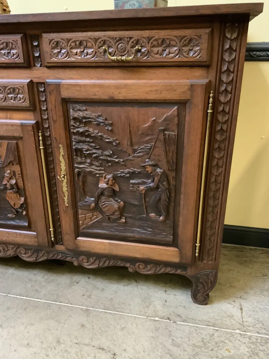 Antiker bretonische Anrichte, Buffet, Kredenz, - traumhaft - Lieferung möglich! 14