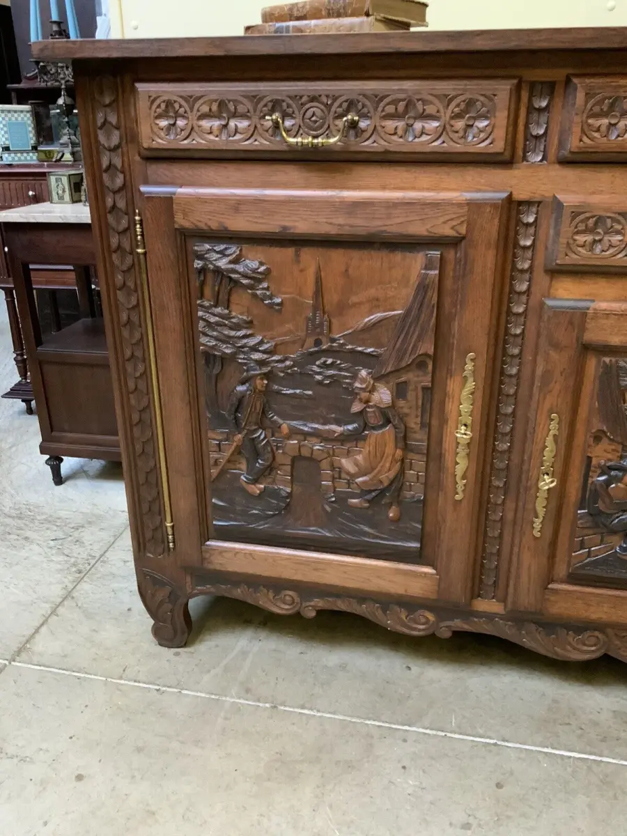 Antiker bretonische Anrichte, Buffet, Kredenz, - traumhaft - Lieferung möglich! 15