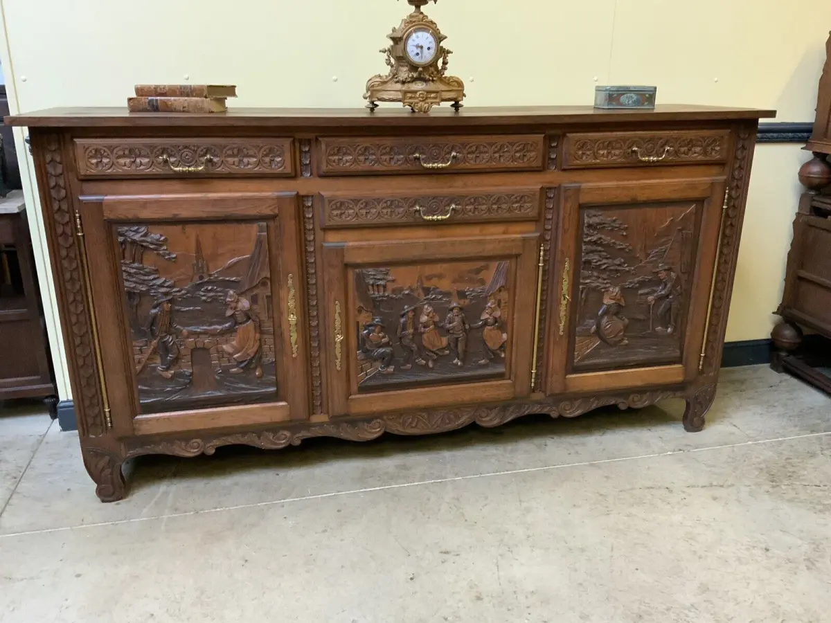 Antiker bretonische Anrichte, Buffet, Kredenz, - traumhaft - Lieferung möglich! 16