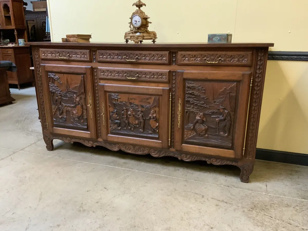 Antiker bretonische Anrichte, Buffet, Kredenz, - traumhaft - Lieferung möglich! 3