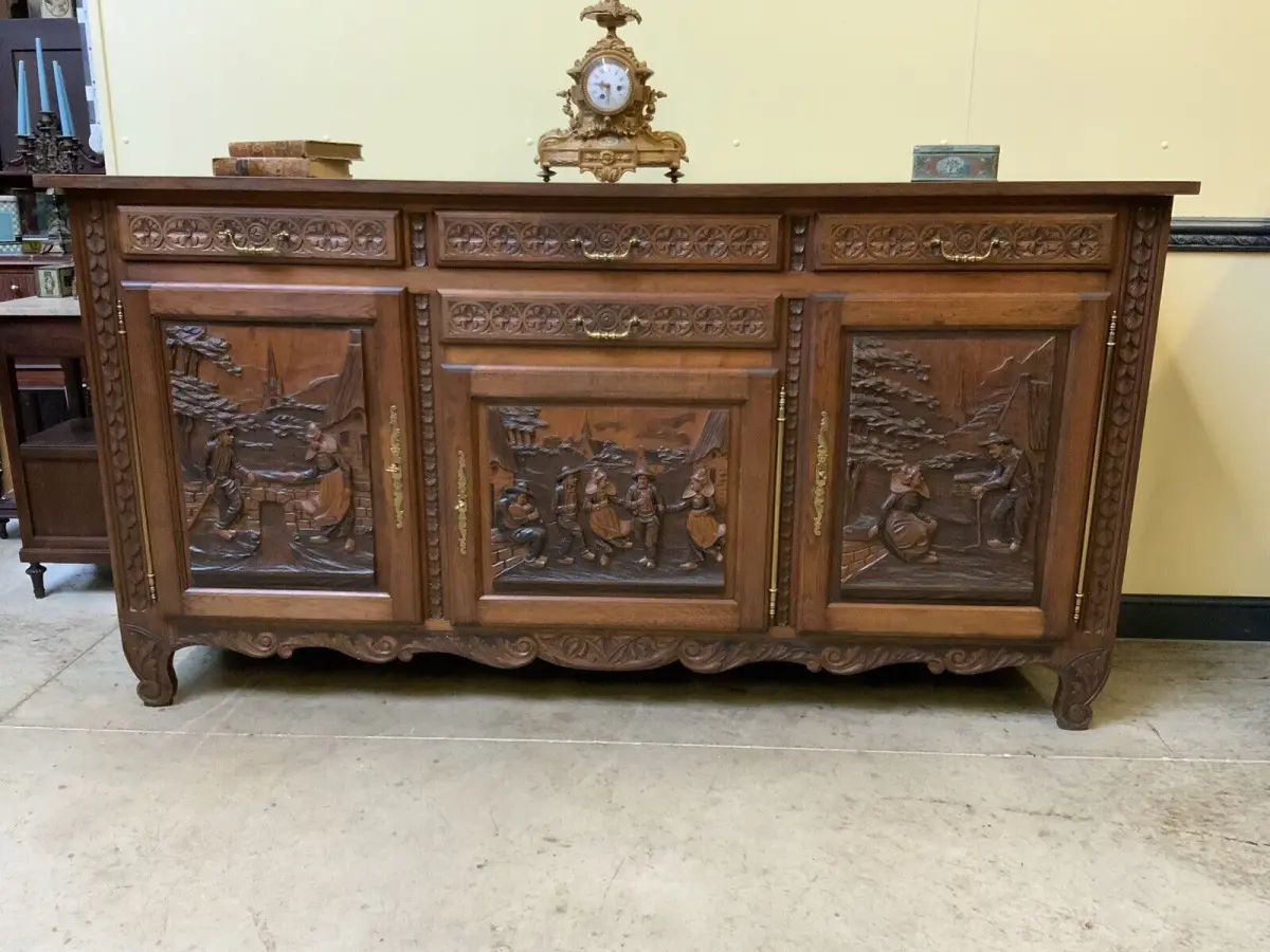 Antiker bretonische Anrichte, Buffet, Kredenz, - traumhaft - Lieferung möglich! 4