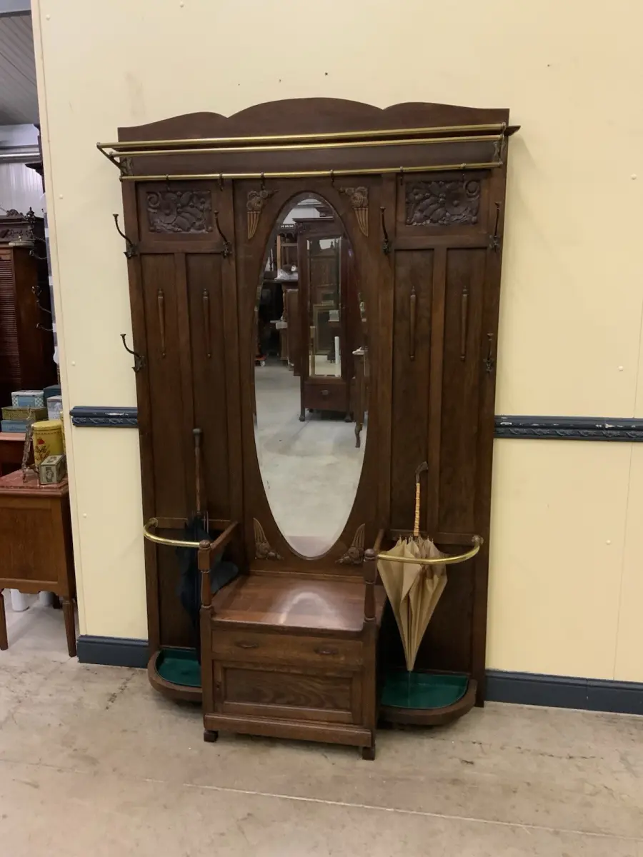 Antik - Garderobe, Kleiderständer - Art Deco -  Lieferung möglich!