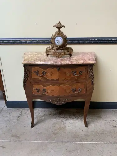 Antiker Historismus Sekretär, Kommode, Intarsien, Rosenholz - Lieferung möglich!