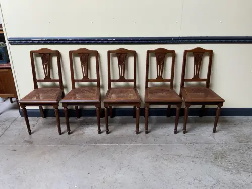 5 antike traumhafte Jugendstil Stühle - Lieferung möglich!