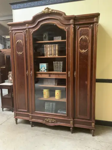 Antiker sensationeller Jugendstil Bücherschrank, Vitrine - Lieferung möglich!  