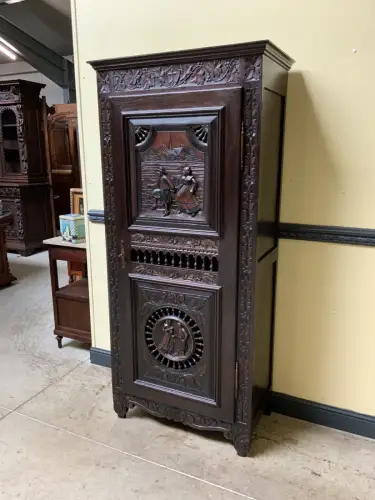 Antik - bretonischer Geschirrschrank, Vertiko - Bretagne  - Lieferung möglich!