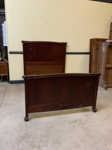 Antik - imposantes Prunk Bett - Art Nouveau  - Jugendstil - Lieferung möglich!