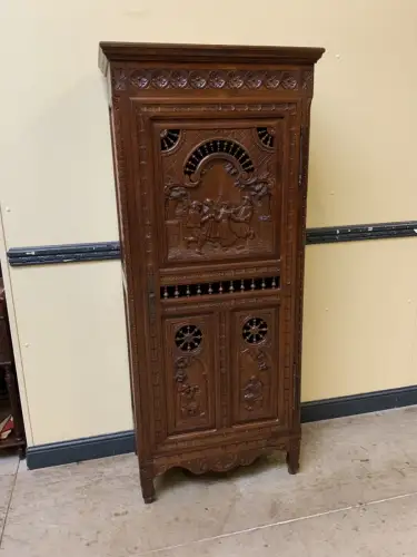 Antiker bretonischer Geschirrschrank, Vertiko, Wäscheschrank,-Lieferung möglich!
