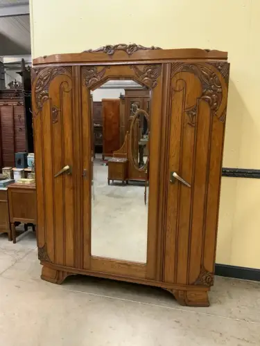 Antik - Kleiderschrank, Wäscheschrank - Art Deco -  Lieferung möglich!