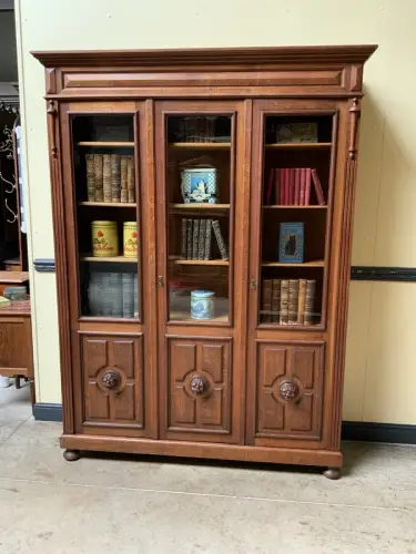 Antiker Gründerzeit Bücherschrank, Vitrine, Traumhaft  - Lieferung möglich!