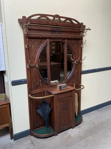 Antik - Garderobe, Kleiderständer - Jugendstil -  Lieferung möglich!