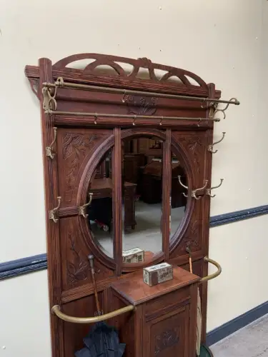 Antik - Garderobe, Kleiderständer - Jugendstil -  Lieferung möglich!