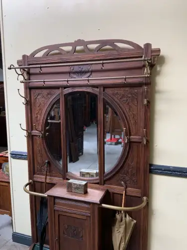 Antik - Garderobe, Kleiderständer - Jugendstil -  Lieferung möglich!