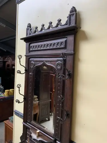 Antik -  Gaderobe, Kleiderständer - Neogotik - Lieferung möglich!