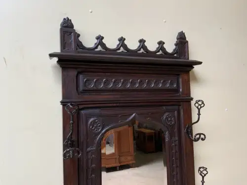 Antik -  Gaderobe, Kleiderständer - Neogotik - Lieferung möglich!