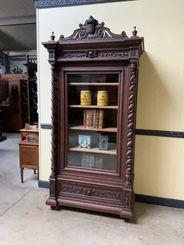 Antiker Gründerzeit Bücherschrank, Vitrine, Traumhaft  - Lieferung möglich!