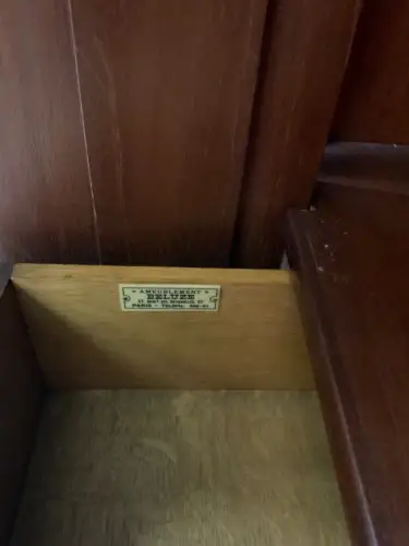 Antiker Jugendstil Geschirrschrank, Wäscheschrank, Bronze - Lieferung möglich!
