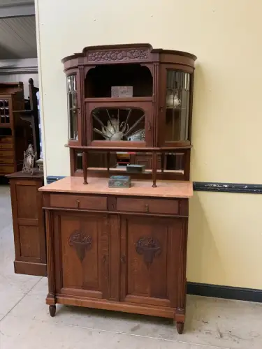 Antikes traumhaft schönes Jugendstil Buffet, Vitrine - Lieferung möglich!  