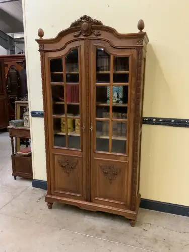 Antiker Jugendsti Bücherschrank, Vitrine - Traumhaft - Lieferung möglich!