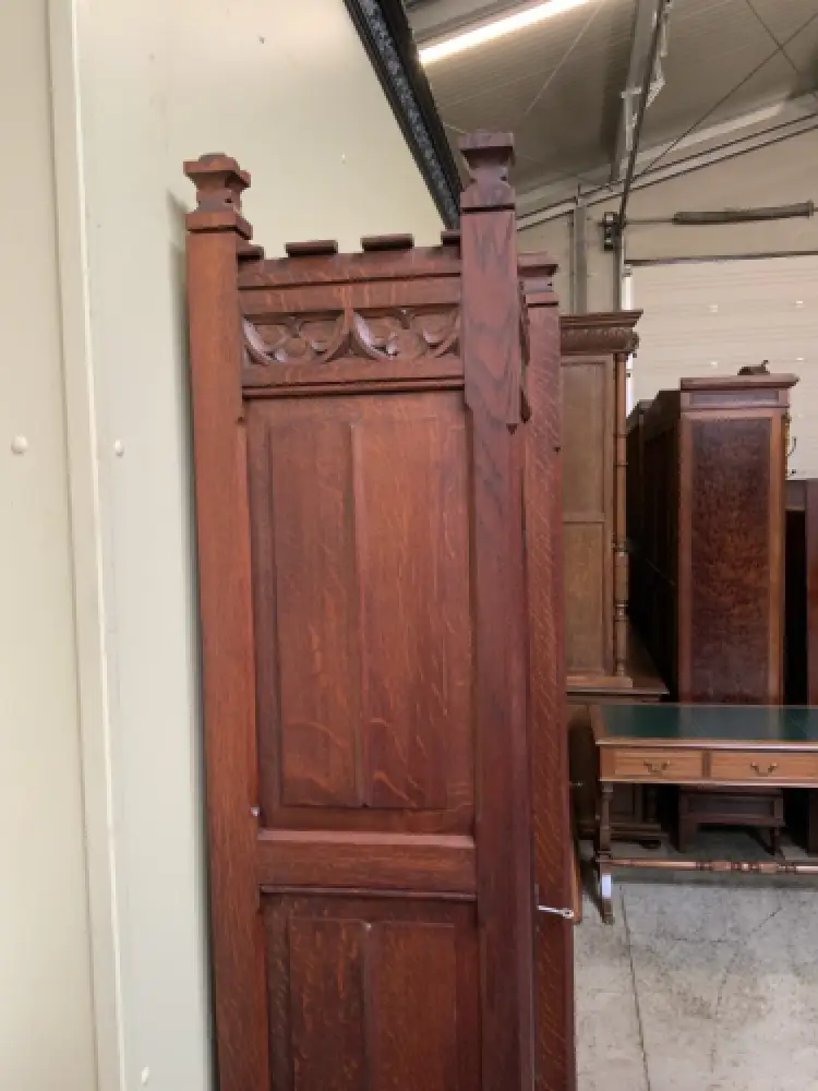 Antiker imposanter Neogotischer Bücherschrank, Vitrine- Lieferung möglich! 7