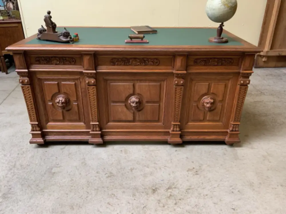 Antiker Gründerzeit Schreibtisch,  - Sensationell - Lieferung möglich! 15