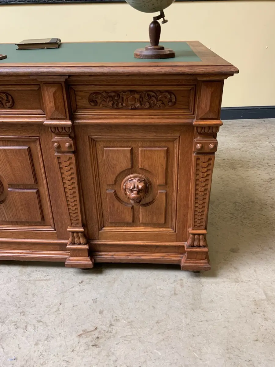 Antiker Gründerzeit Schreibtisch,  - Sensationell - Lieferung möglich! 18