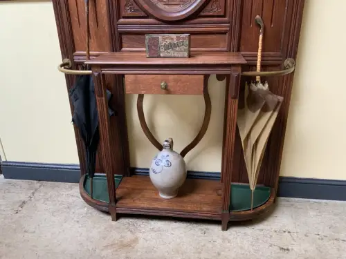 Antik - Garderobe mit Schub, Kleiderständer - Jugendstil -  Lieferung möglich!