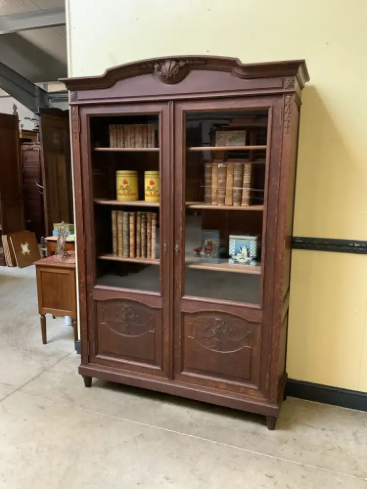 Antik - Vitrine, Bücherschrank - Jugendstil -  Lieferung möglich! 1