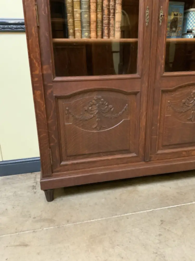 Antik - Vitrine, Bücherschrank - Jugendstil -  Lieferung möglich! 15