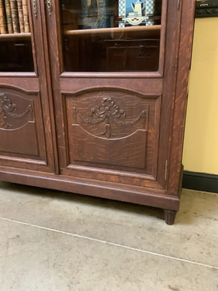 Antik - Vitrine, Bücherschrank - Jugendstil -  Lieferung möglich! 16