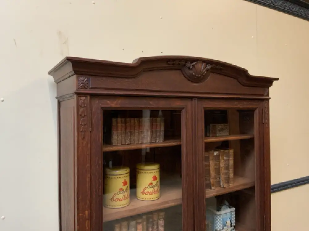 Antik - Vitrine, Bücherschrank - Jugendstil -  Lieferung möglich! 18