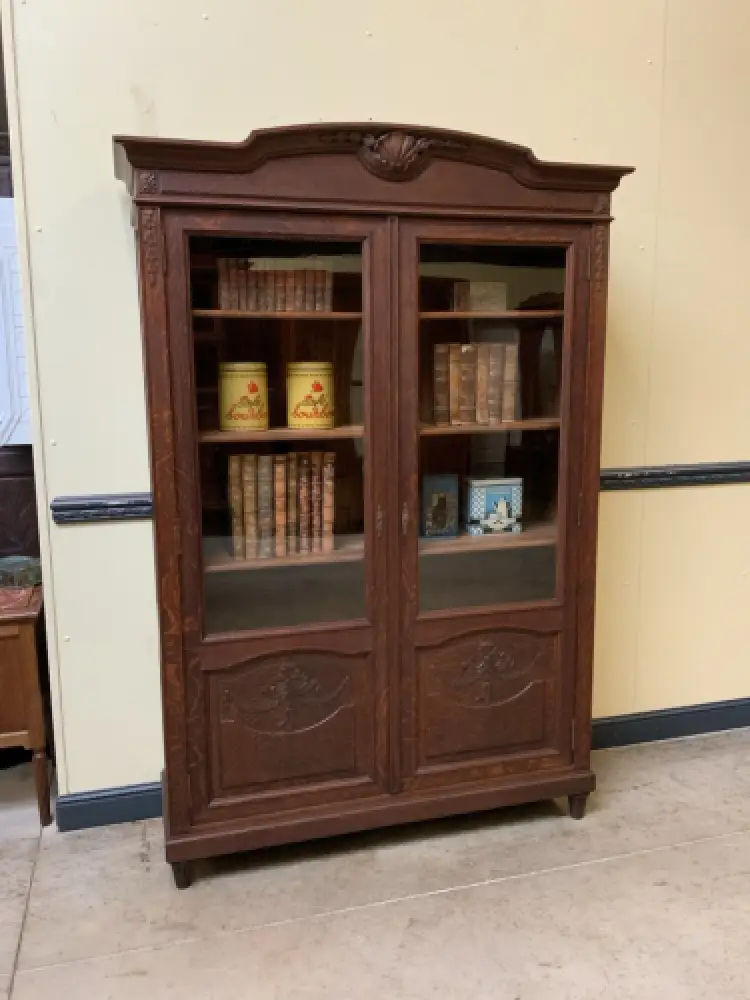 Antik - Vitrine, Bücherschrank - Jugendstil -  Lieferung möglich! 2