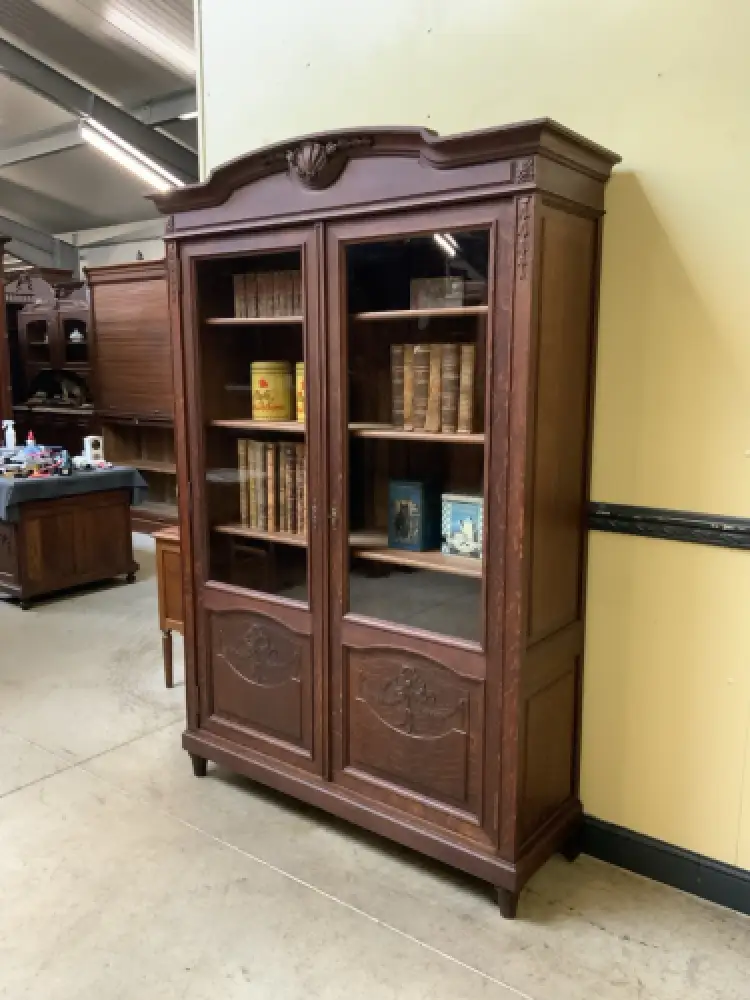 Antik - Vitrine, Bücherschrank - Jugendstil -  Lieferung möglich! 3