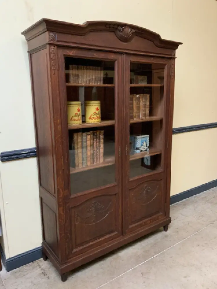 Antik - Vitrine, Bücherschrank - Jugendstil -  Lieferung möglich! 6