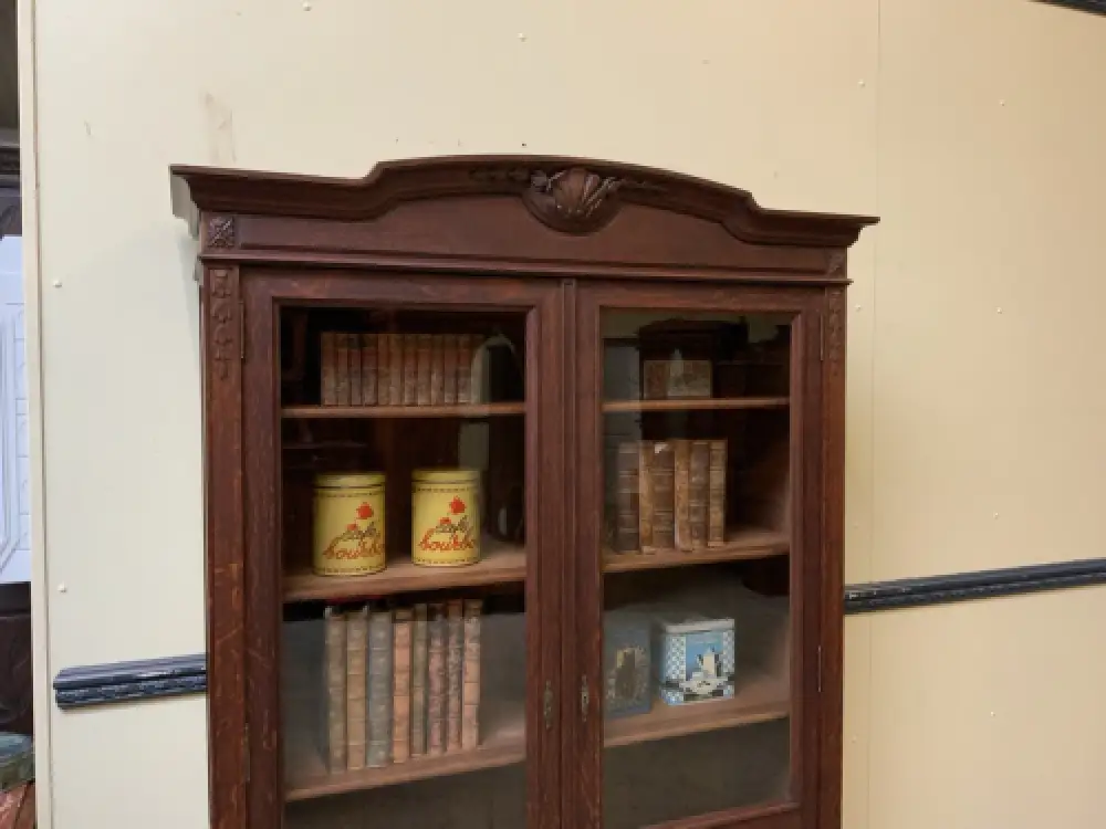 Antik - Vitrine, Bücherschrank - Jugendstil -  Lieferung möglich! 7