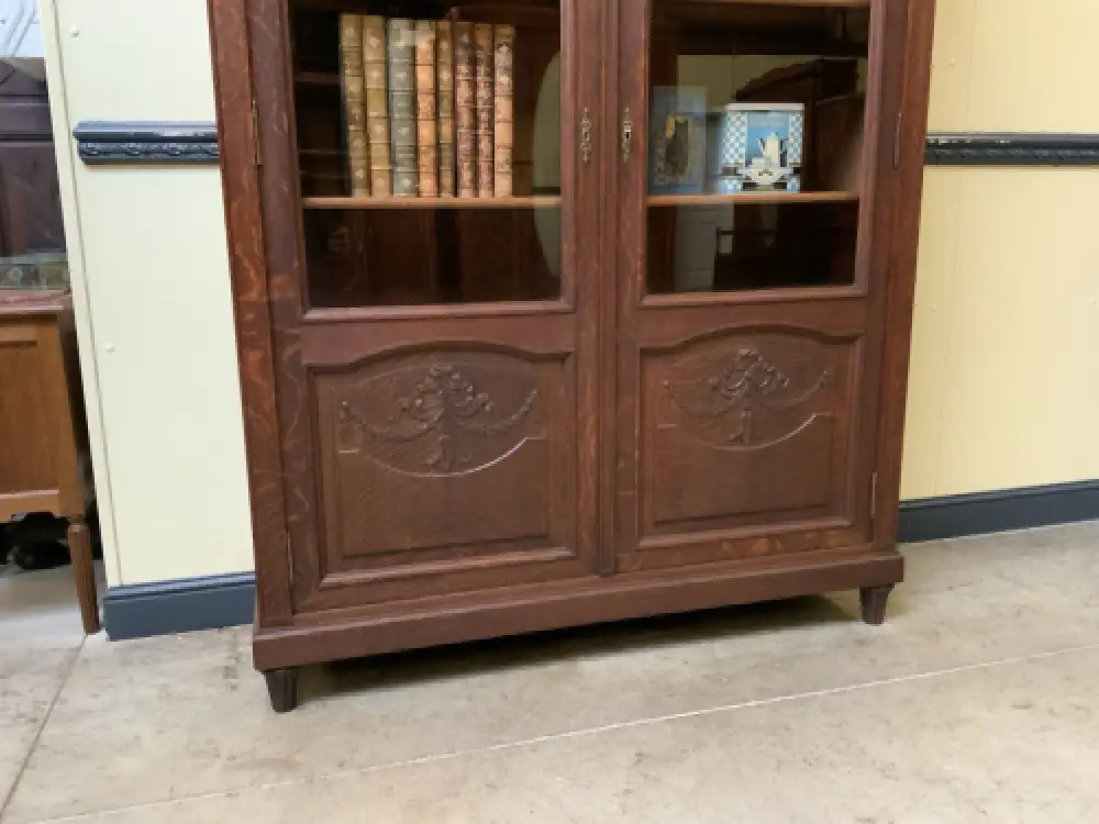 Antik - Vitrine, Bücherschrank - Jugendstil -  Lieferung möglich! 8