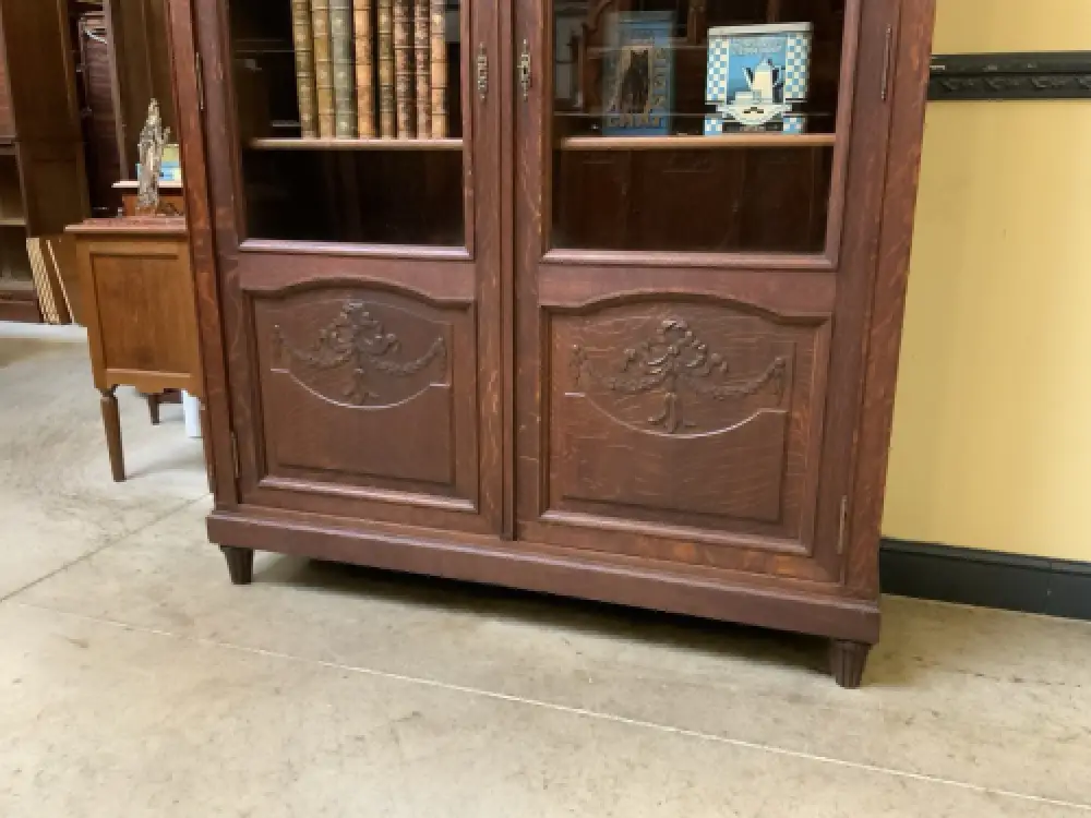 Antik - Vitrine, Bücherschrank - Jugendstil -  Lieferung möglich! 9