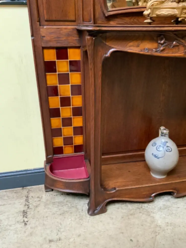 Antike Jugendstil Garderobe, Art Nouveau - Sensationell - Lieferung möglich! 7