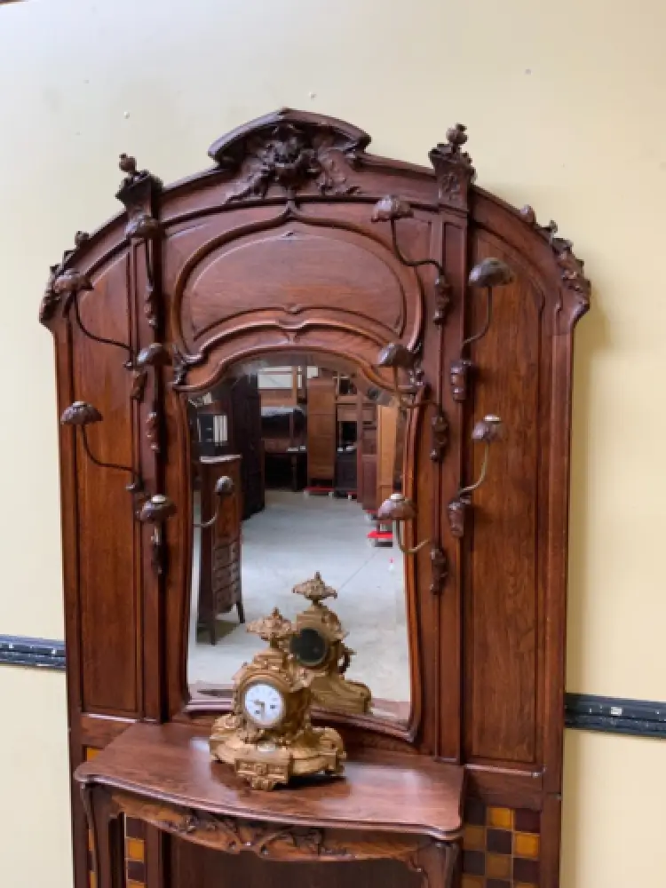 Antike Jugendstil Garderobe, Art Nouveau - Sensationell - Lieferung möglich! 9