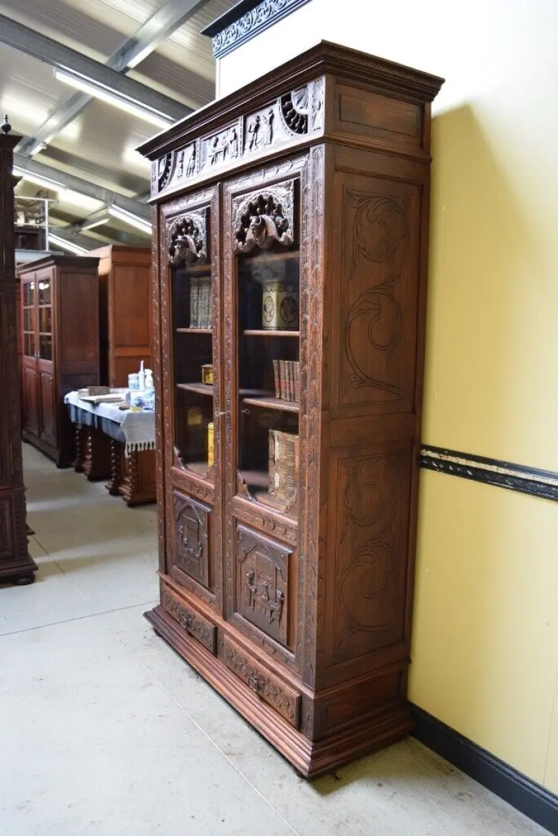Antik - Vitrine, Bücherschrank,  Bretagne - Traumhaft  -  Lieferung möglich! 4