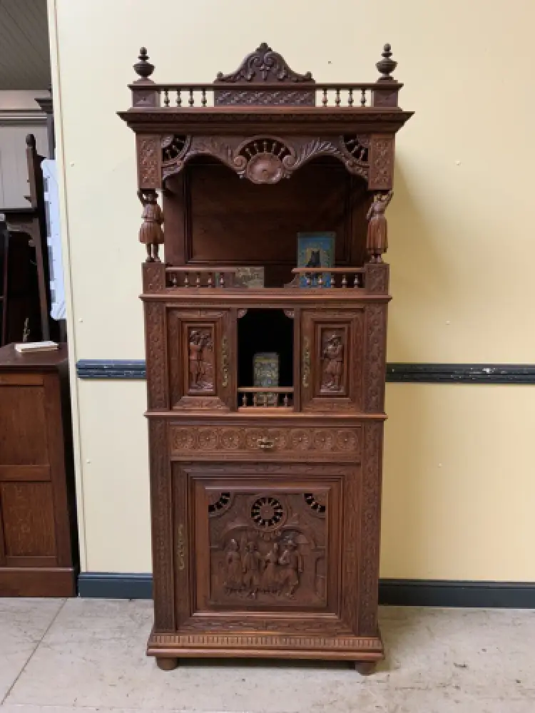 Antiker bretonischer Geschirrschrank, Vertiko, Traumhaft - Lieferung möglich! 0