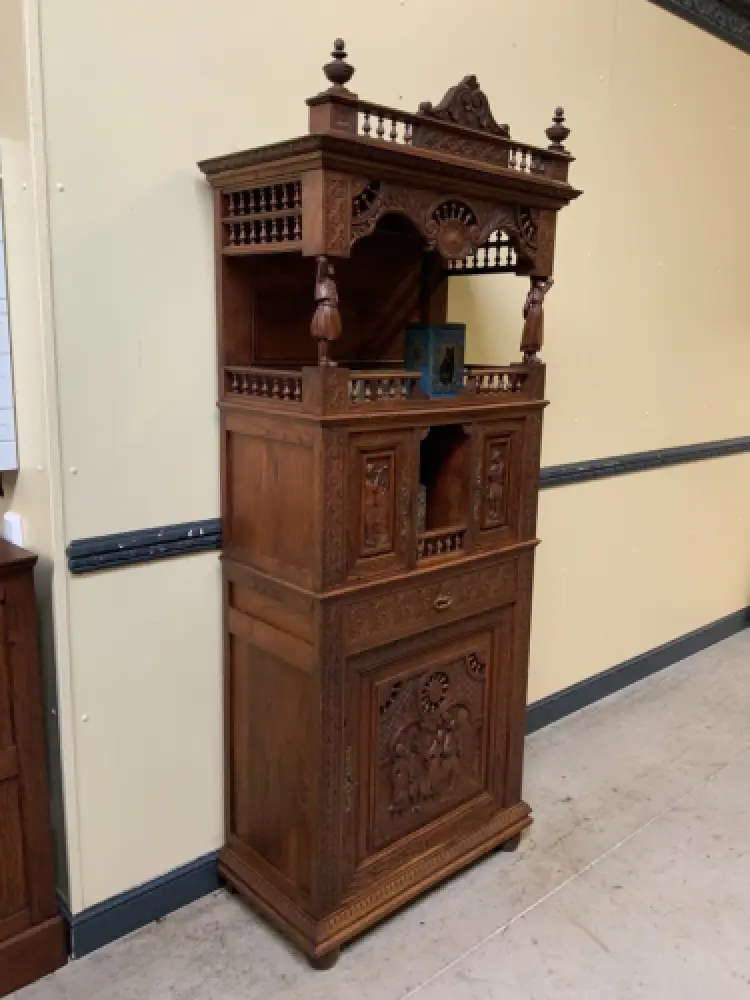 Antiker bretonischer Geschirrschrank, Vertiko, Traumhaft - Lieferung möglich! 4