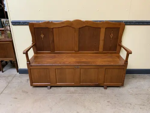 Antike Jugendstil  Truhen Bank, Traumhaft schön - Lieferung möglich!